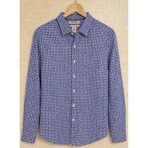 GoodThreads Slim Fit Button Down Gingham Men Size Large ( Neck 16-16.5 inches)